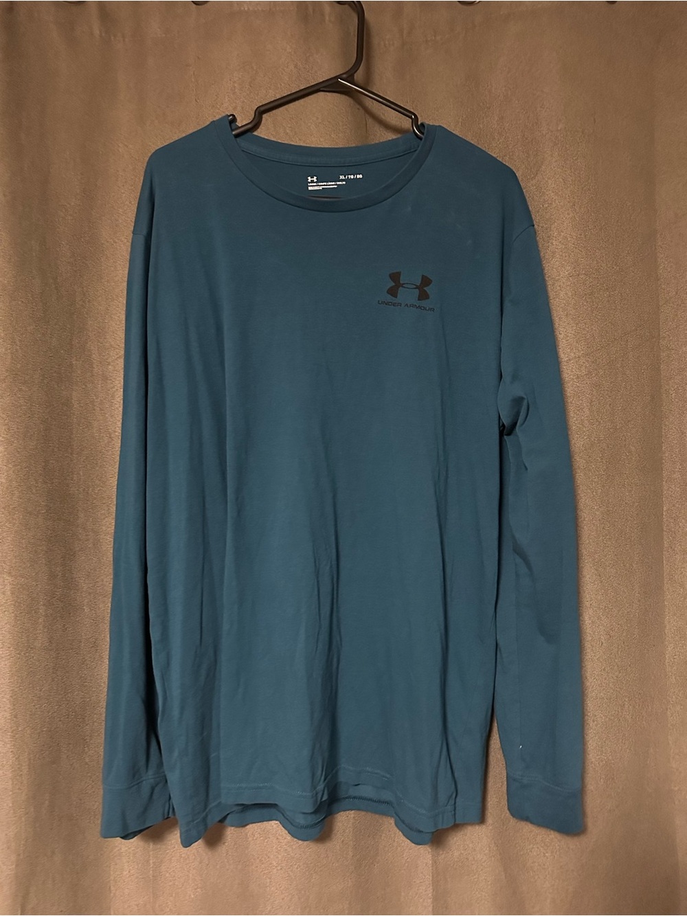 Under Armour Men’s Long Sleeve Crew - Teal